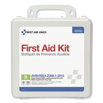First Aid Only™ Bulk Ansi 2015 Compliant Class B Type Iii First Aid Kit For 50 People, 199 Pieces, Plastic Case freeshipping - TVN Wholesale